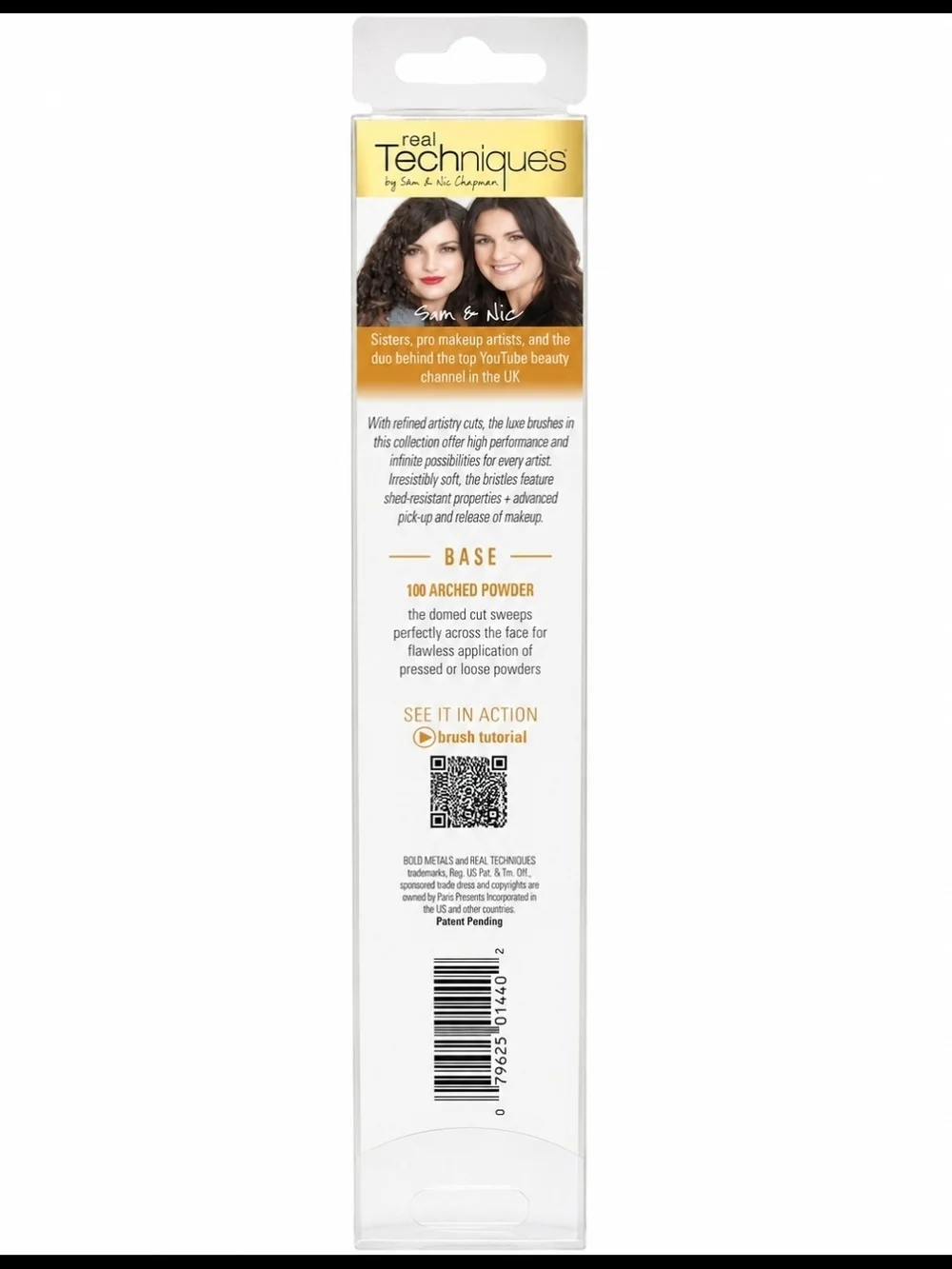 NEW Real Techniques Bold Metals Collection Angled Powder Makeup Brush